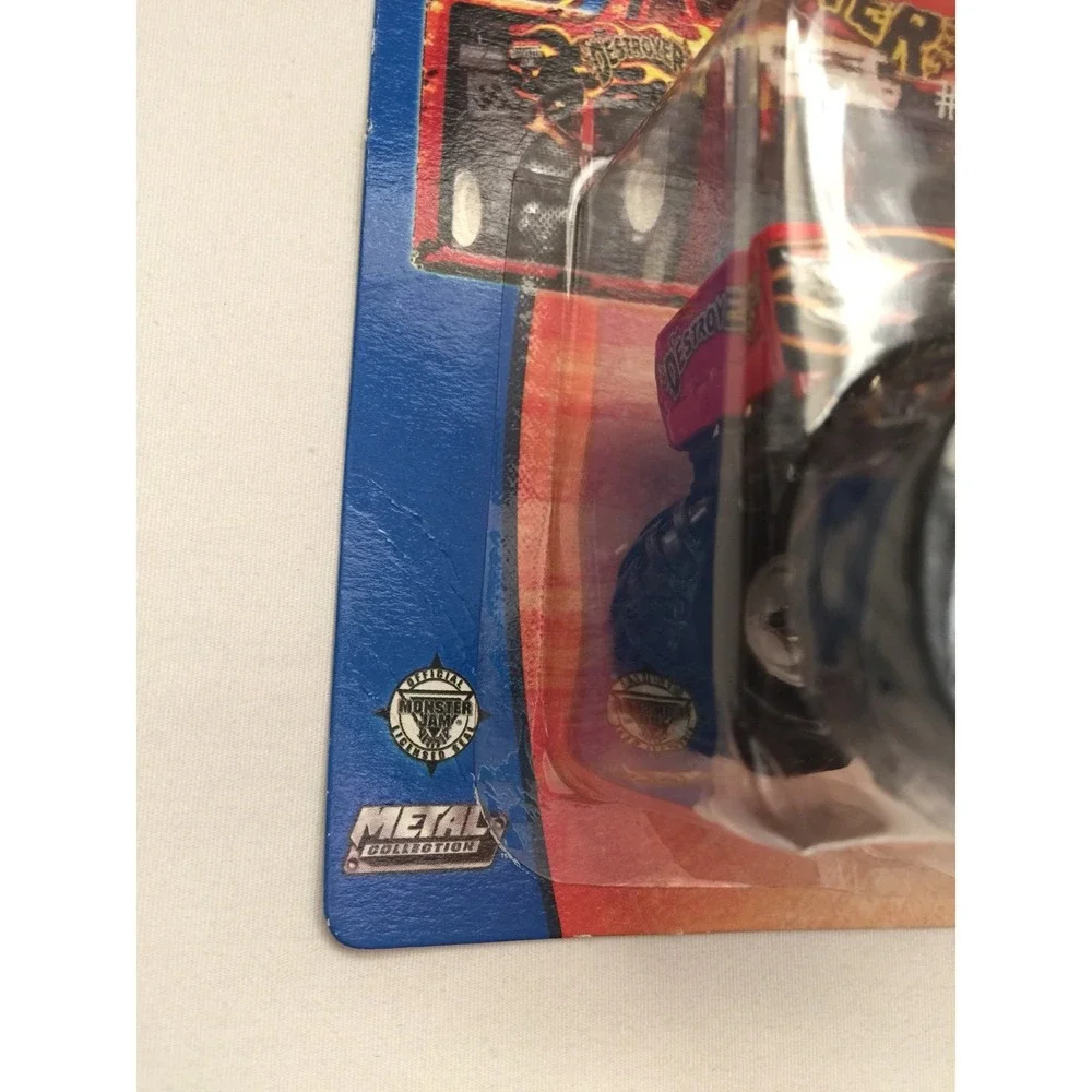 Hot Wheels Monster Jam Monster Truck THE DESTROYER‎ #7 Red Die Cast 1/64 Scale